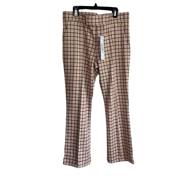 Marni NWT Natural Houndstooth Jacquard Kick-flare Pants Quiet Luxury Mocha Cream - Picture 3 of 15